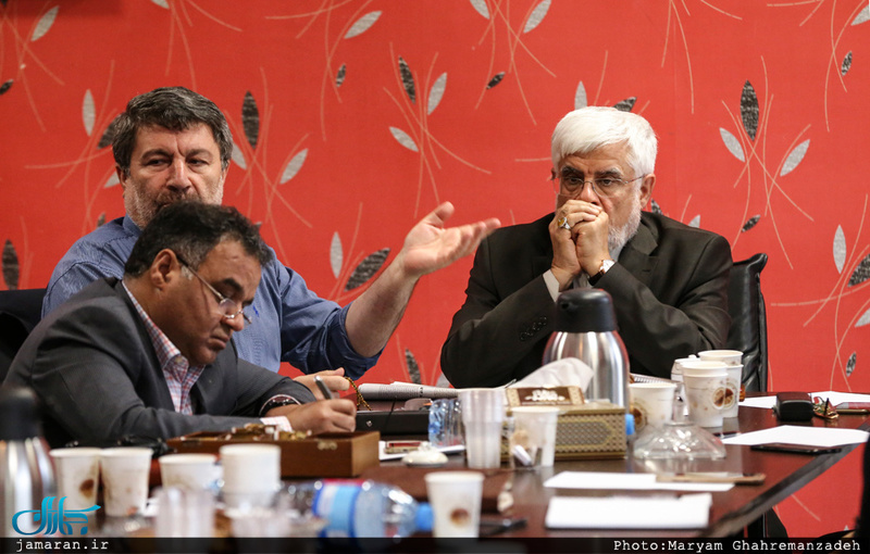 دیدار با مدیران مسئول مطبوعات و خبرگزاری‌ها با محمدرضا عارف