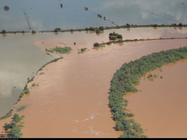 ارتفاع آب رودخانه نیسان در هویزه سه متر کاهش یافت
