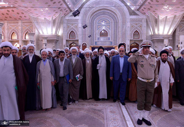 تجدید میثاق مسئولان و کارکنان سازمان حج و زیارت با آرمان‌های حضرت امام(س) 