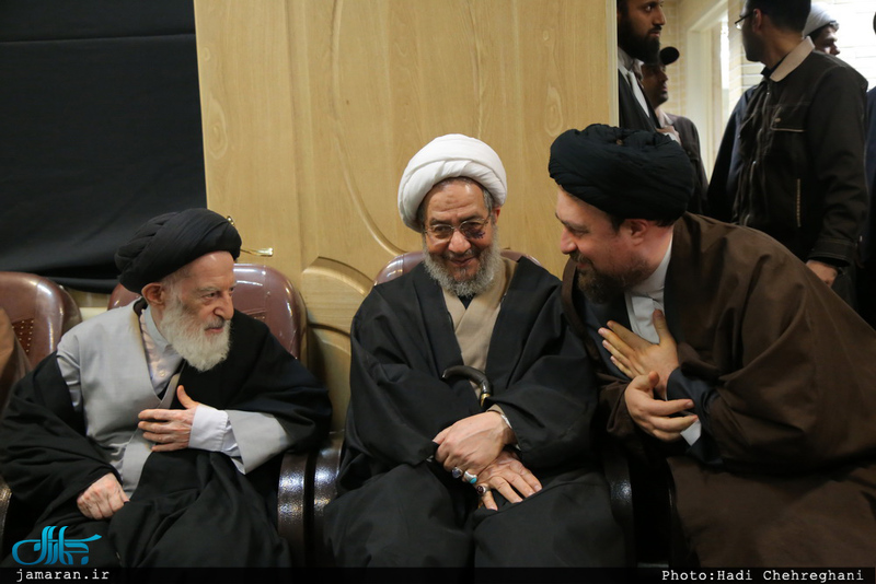 مراسم دومین سالگرد ارتحال آیت الله سید محمد باقر خوانساری(ره) با حضور سید حسن خمینی 