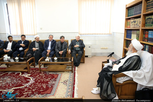 دیدارهای خانواده آیت الله هاشمی رفسنجانی با آیات و مراجع عظام