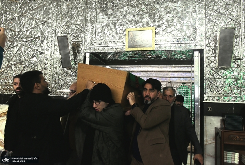 مراسم تشییع و خاکسپاری پیکر اشرف بروجردی