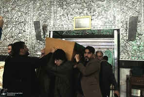 مراسم تشییع و خاکسپاری پیکر اشرف بروجردی