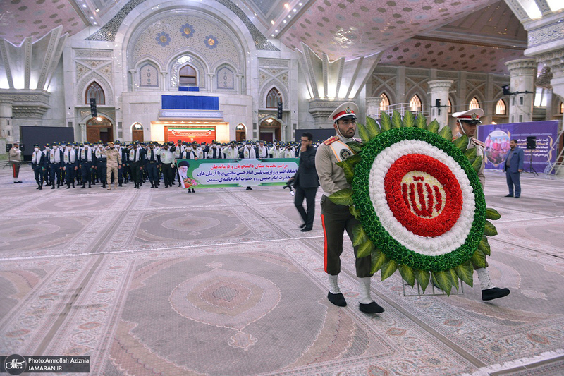 تجدید میثاق دانشجویان و فرماندهان دانشگاه افسری و تربیت پلیس امام حسن مجتبی‎‎ (ع) با آرمان حضرت امام خمینی (س)