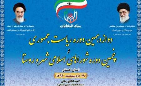 افزون بر 6هزار نفر داوطلب نامزدی شوراهای گلستان شدند