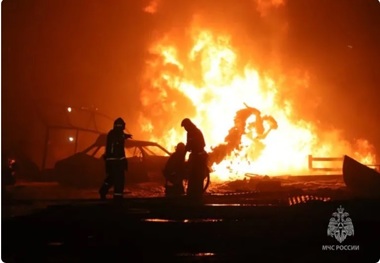 انفجار بزرگ و  مرموز در یک خط لوله گاز روسیه