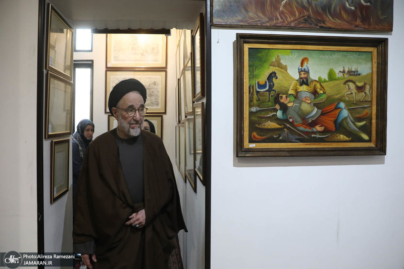بازدید سید محمد خاتمی از موزه دکتر حسن حبیبی