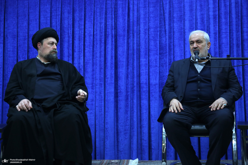 دیدار وزیر و کارکنان وزارت نیرو با سید حسن خمینی