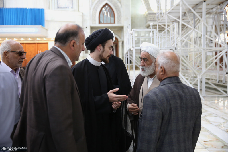 نماز و تشییع حاج علی اکبرشفیعی در حرم مطهر امام خمینی (س)