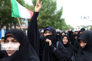 راهپیمایی مردمی در حمایت از اقتدار و امنیت کشور در شهرهای مختلف + تصاویر