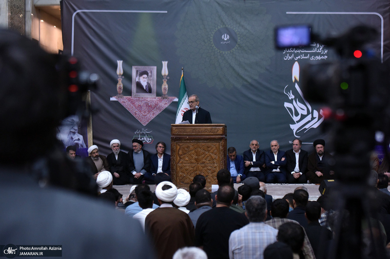 مراسم شب سالگرد ارتحال حضرت امام خمینی (س) با حضور رئیس جمهور -1