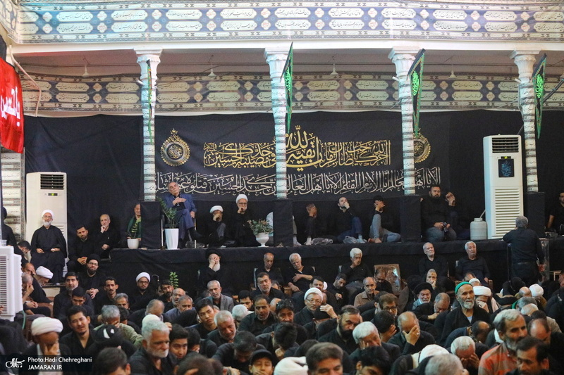 مراسم عزاداری تاسوعای حسینی در دفتر مراجع و علما