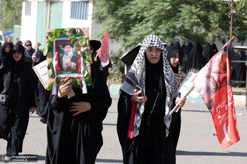 مراسم وداع با رهبر شهید انقلاب در مصلی تهران- 10