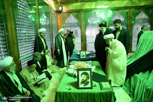 تجدید میثاق هیأت رئیسه و اعضای مجلس خبرگان رهبری با آرمان های امام خمینی(س)