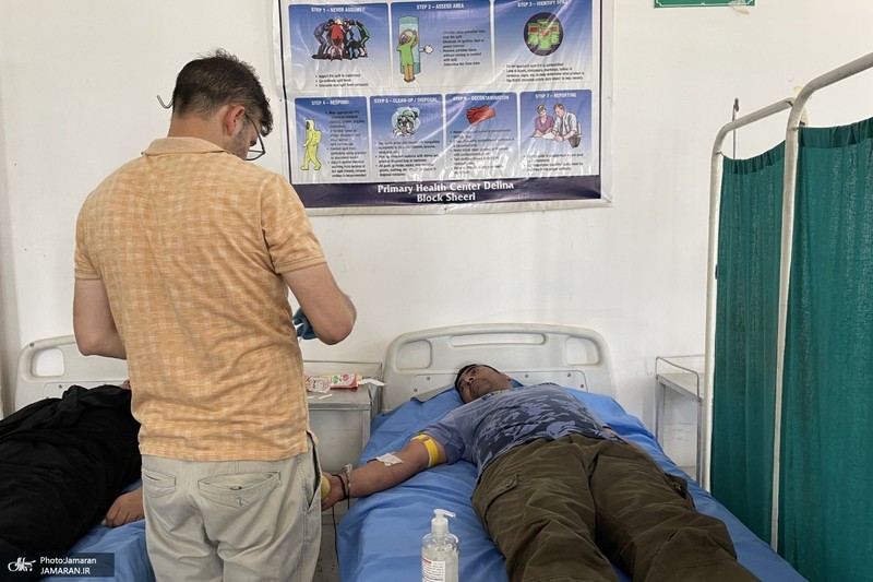 نذر خون به مناسبت تاسوعای حسینی در کشمیر هند