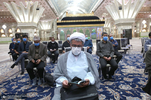 تجدید میثاق سرپرست و کارکنان موسسه تنظیم و نشر آثار امام خمینی(س) با آرمان های بنیانگذار جمهوری اسلامی