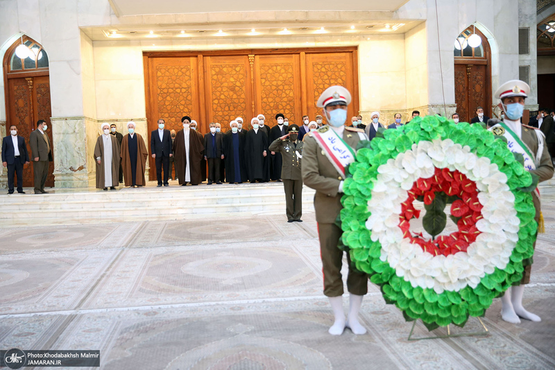 تجدید میثاق رئیس قوه قضاییه و مسئولان قضایی با آرمان‌های امام خمینی(س)