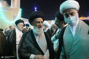 مراسم چهلمین شب درگذشت آیت الله العظمی سید محمدسعید حکیم در قم‎