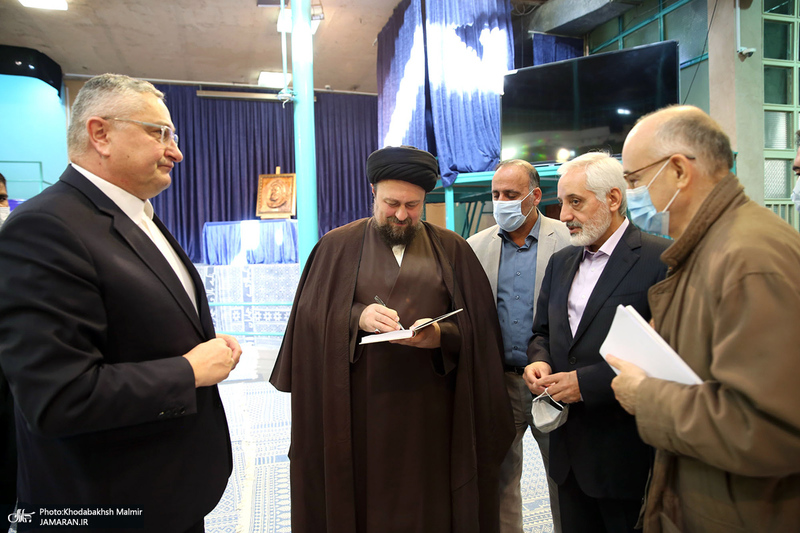 دیدار مفتی اعظم و سفیر کرواسی در ایران با سید حسن خمینی