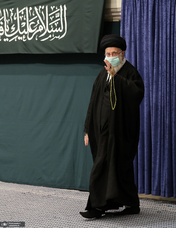 اولین شب مراسم عزاداری حضرت فاطمه‌ زهرا (س) در حسینیه امام خمینی