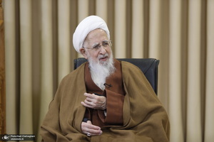 دیدار اعضای موسسه ریحانة النبی با آیت الله العظمی جوادی آملی