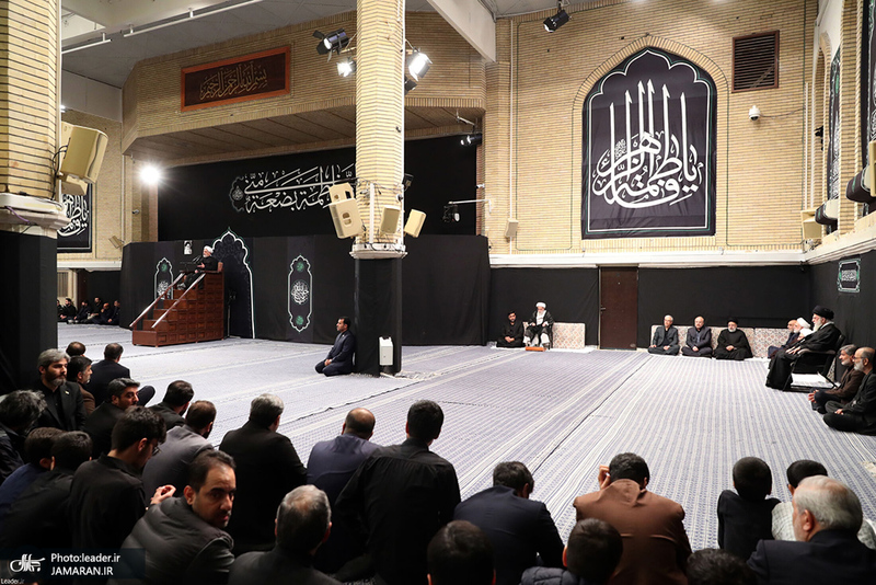 مراسم عزاداری شب شهادت حضرت فاطمه‌زهرا (س) در حسینیه امام خمینی