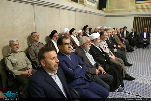 دیدار مسئولان نظام و سفرای کشورهای اسلامی با رهبر معظم انقلاب