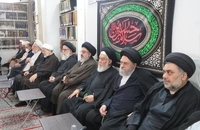 مراسم عزاداری عاشورای حسینی سال ۱۴۰۵ در دفتر آیت الله العظمی صانعی (ره) در قم (14)