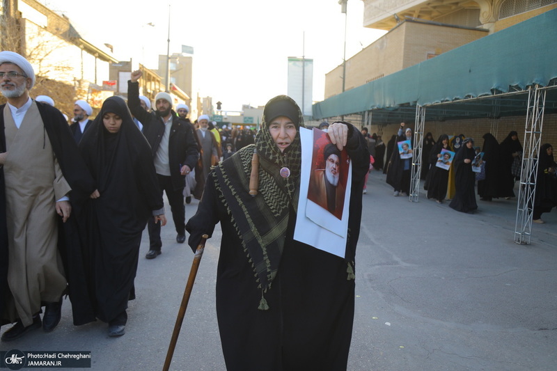 راهپیمایی و اجتماع «لبیک یا نصرالله» در قم