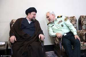 دیدار رئیس و مدیران سازمان حفاظت محیط زیست با سید حسن خمینی