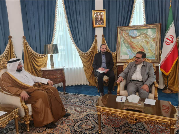 شمخانی در دیدار مقام قطری در تهران: هیچ محدودیتی برای گسترش مناسبات با کشورهای همسایه قائل نیستیم