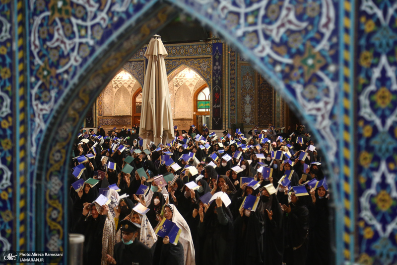 مراسم احیای شب بیست و سوم ماه رمضان در حرم مطهر امام رضا (ع)