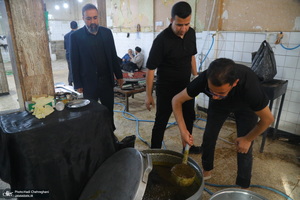 ایستگاه صلواتی کتائب سیدالشهداء عراق به مناسبت رحلت امام خمینی در قم