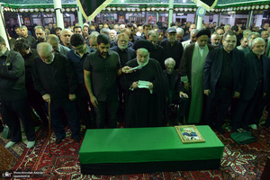 مراسم تشییع سیدعلی صنیع خانی از مسجد الرسول (ص) نازی آباد