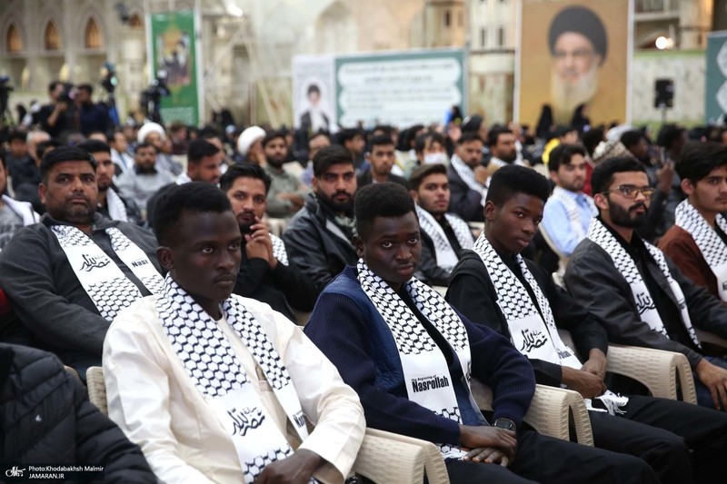 مراسم چهلم شهید سیدحسن نصرالله و سرلشکر نیلفروشان در حرم امام خمینی (س)