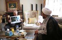 دیدار سرپرست موسسه تنظیم و نشر آثار امام خمینی(س) با سفیر فلسطین در تهران/ صلاح زواوی