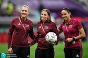 عکس| داوران زن دیدار آلمان و کاستاریکا در جام جهانی