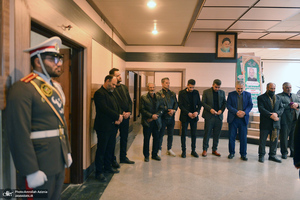 مراسم بزرگداشت دو نفز از کارمندان مرحوم آستان امام خمینی