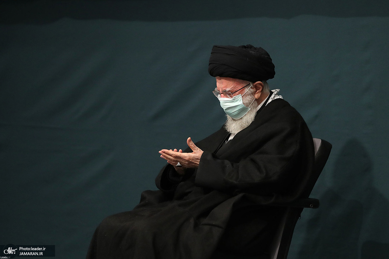 مراسم عزاداری شب شهادت حضرت ‌زهرا (س) در حسینیه امام خمینی