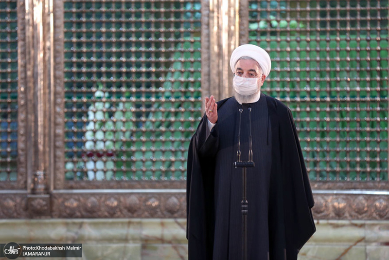 تجدید میثاق رئیس جمهور و اعضای هیأت دولت با آرمان‌های حضرت امام(س)