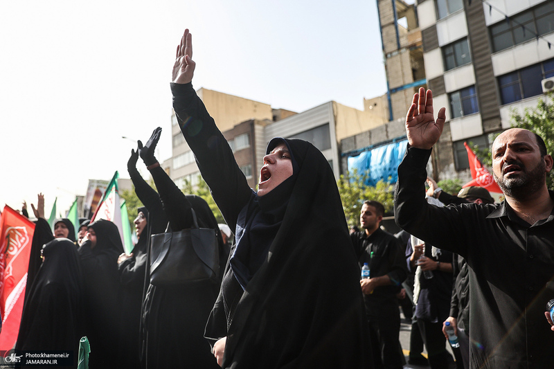 مراسم تشییع شهدای جنگ تحمیلی رژیم صهیونیستی در تهران-7