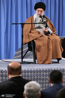 دیدار مسئولان نظام و سفرای کشورهای اسلامی با رهبر معظم انقلاب