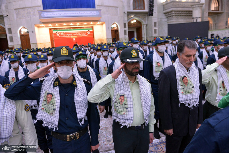 تجدید میثاق دانشجویان و فرماندهان دانشگاه افسری و تربیت پلیس امام حسن مجتبی‎‎ (ع) با آرمان حضرت امام خمینی (س)