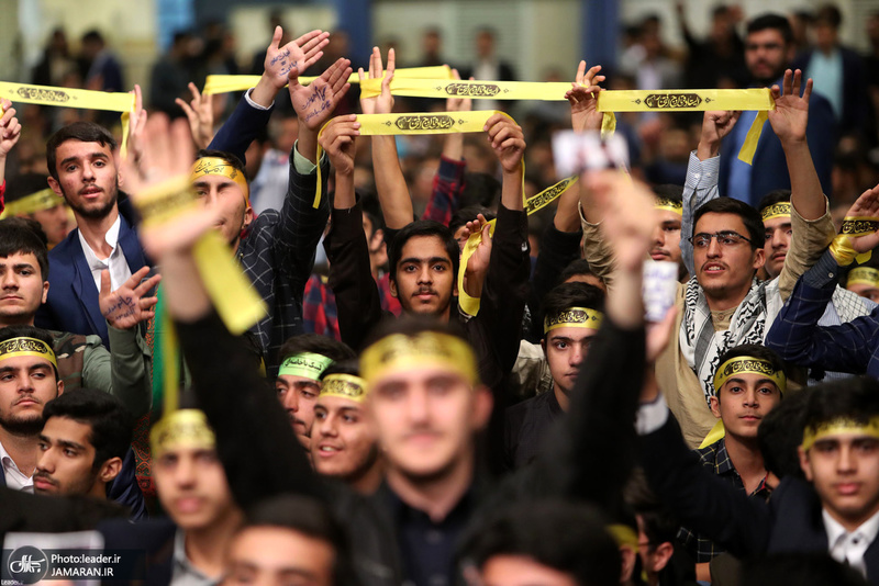 دیدار هزاران نفر از دانشجویان و دانش‌آموزان با رهبر معظم انقلاب