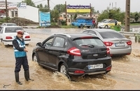 سیلاب و آب گرفتگی در رودسر گیلان