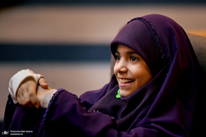 جشن عبادت و تکلیف فرزندان کارکنان معاونت پشتیبانی سپاه در حرم امام خمینی (س)