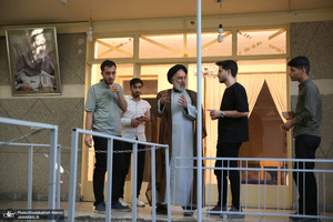 مراسم عزاداری دانشجویان دانشگاه علوم پزشکی تهران به مناسبت شهادت حضرت رقیه در حسینیه جماران