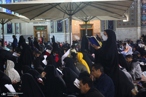 مراسم احیای شب بیست و یکم ماه رمضان در حرم مطهر امام رضا (ع)