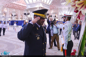 تجدید میثاق فرمانده جدید قرارگاه پدافند هوایی با آرمان‌های امام(ره) 