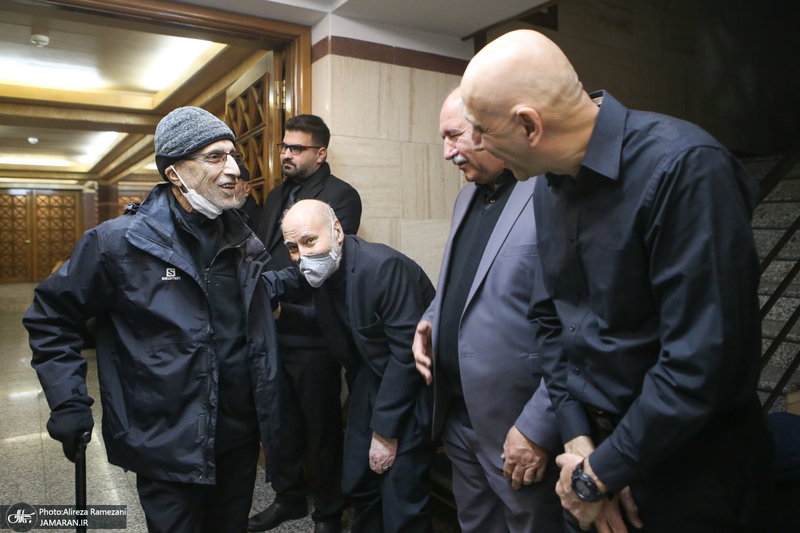 مراسم ختم مادر همسر بهزاد نبوی